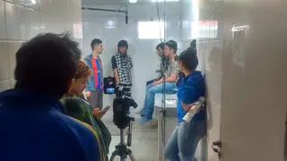 Detrás de escena de «Buscando la salida»