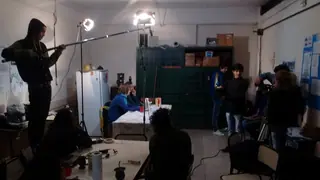 Detrás de escena de «Buscando la salida»