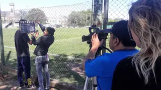 Detrás de escena de «Por amor al futbol»