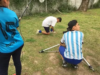 Detrás de escena de «Por amor al futbol»