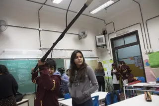 Detrás de escena de «Tras la pantalla»