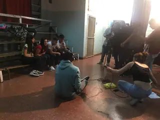Detrás de escena de «La nota del terror»
