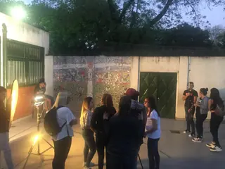 Detrás de escena de «La nota del terror»
