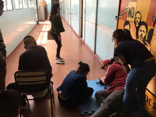 Detrás de escena de «La nota del terror»