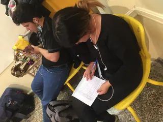 Detrás de escena de «La suplente»