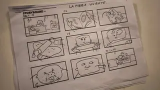 Detrás de escena de «La pizza viviente»