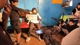 Detrás de escena de «La pizza viviente»