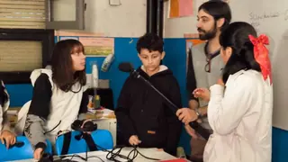 Detrás de escena de «La pizza viviente»