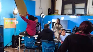 Detrás de escena de «La pizza viviente»