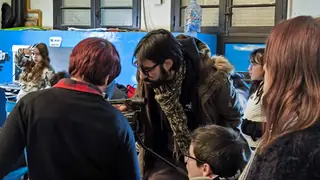 Detrás de escena de «La pizza viviente»