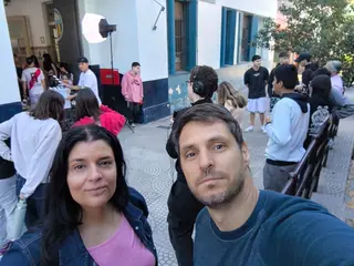Detrás de escena de «Mi amiga sin voz»